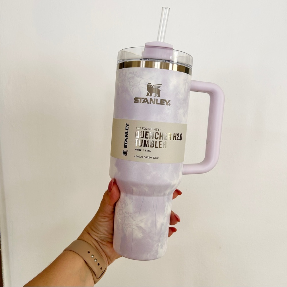 NWT Stanley - Wisteria Tie Dye 40 oz.
Adventure Quencher Tumbler
